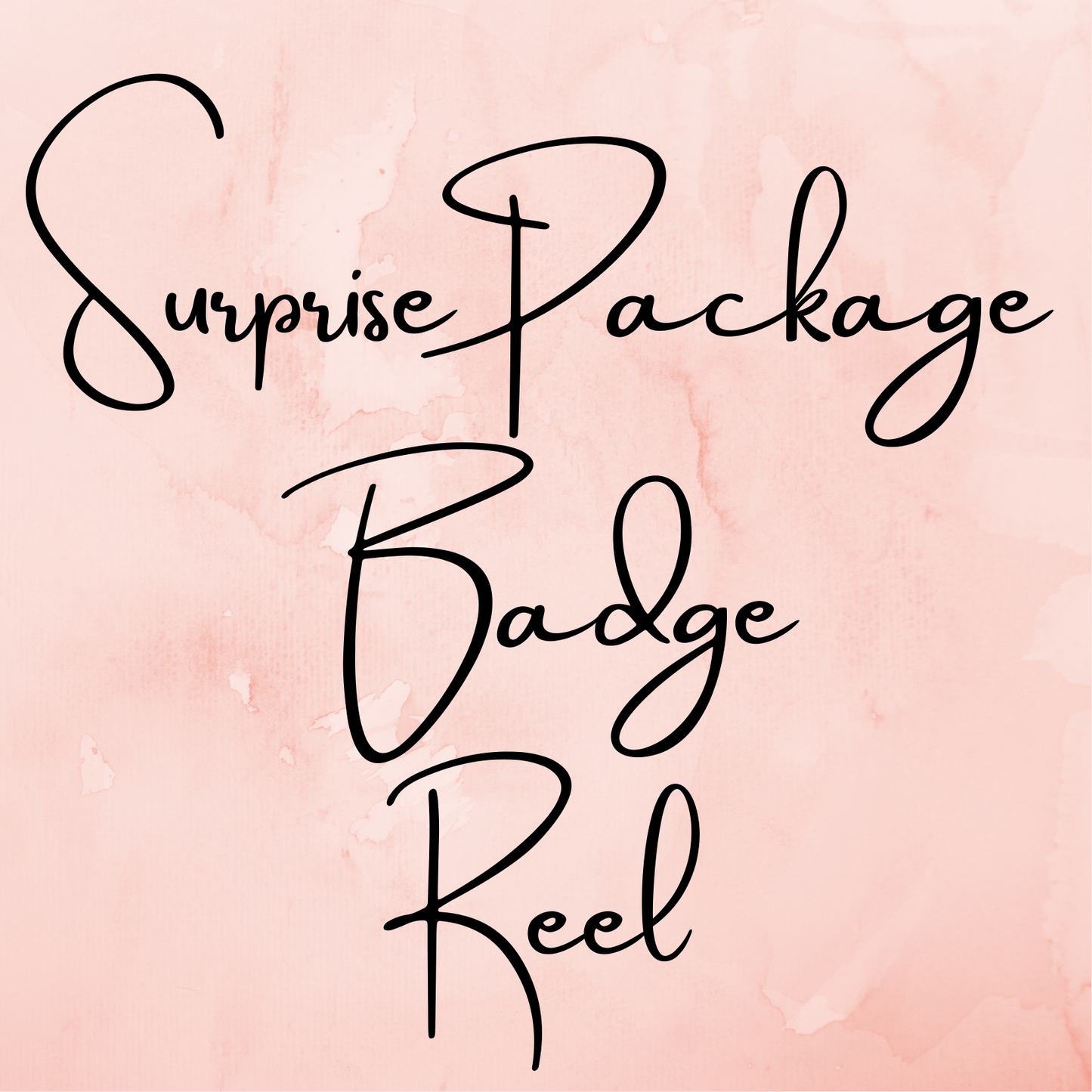 Surprise Badge Reel Package