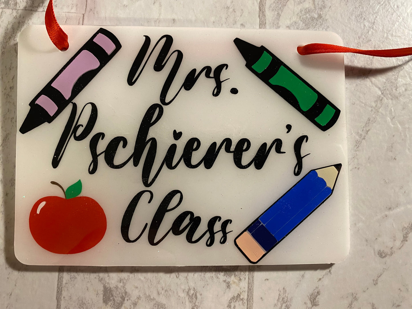 Personalized Teacher Classroom Signs