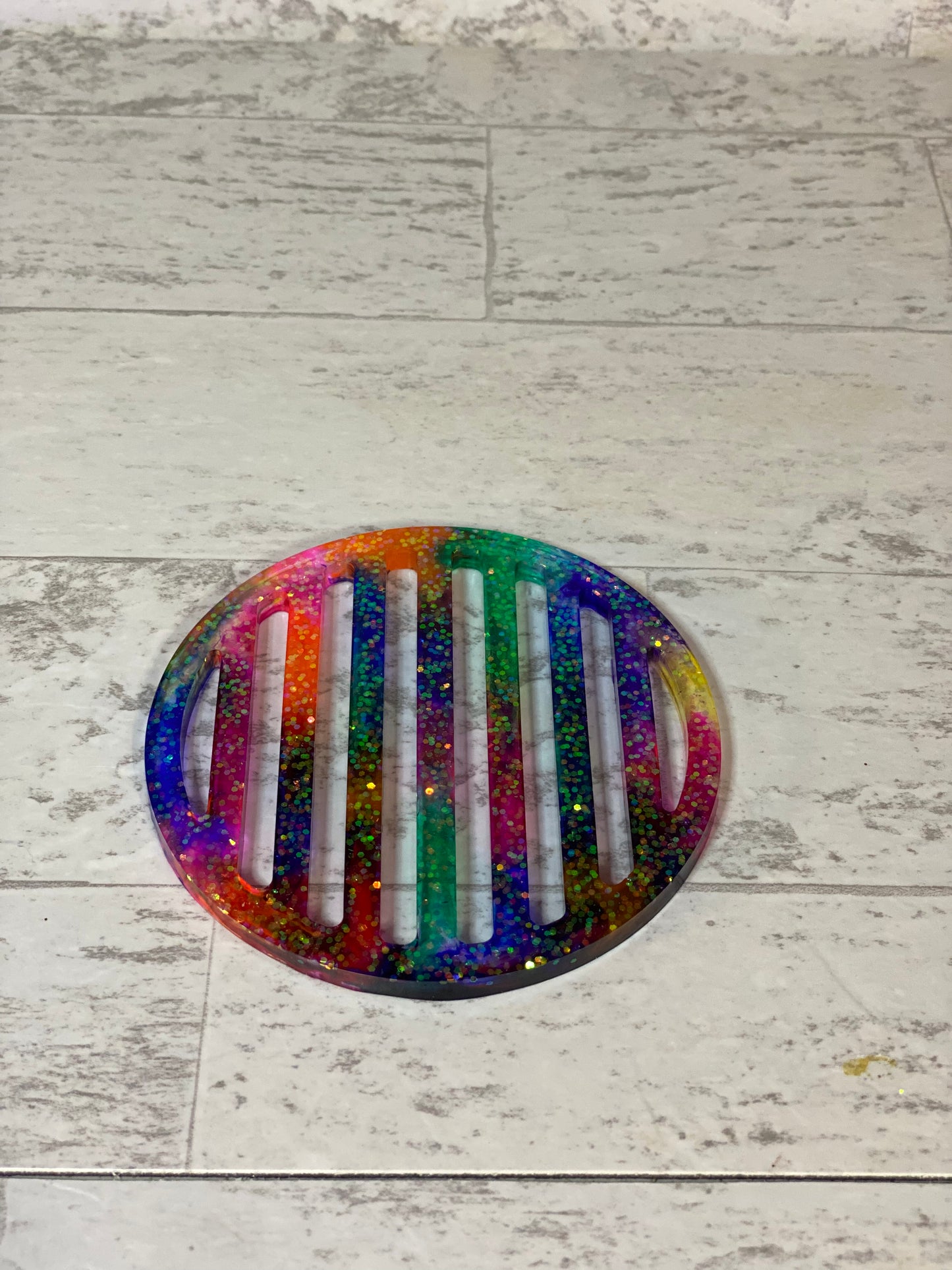 Circular Abstract Coaster