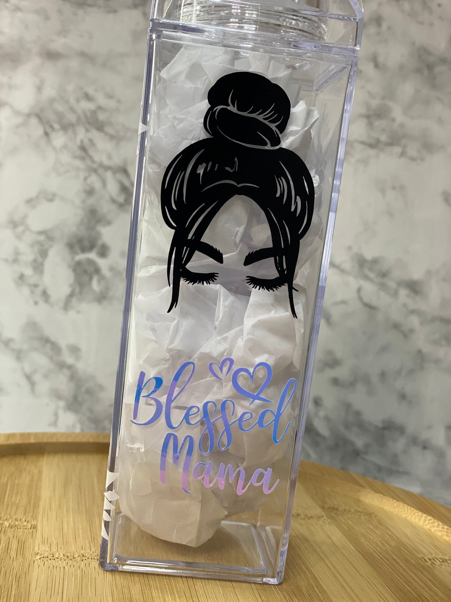 Blessed Mama Milk Carton Water Bottle