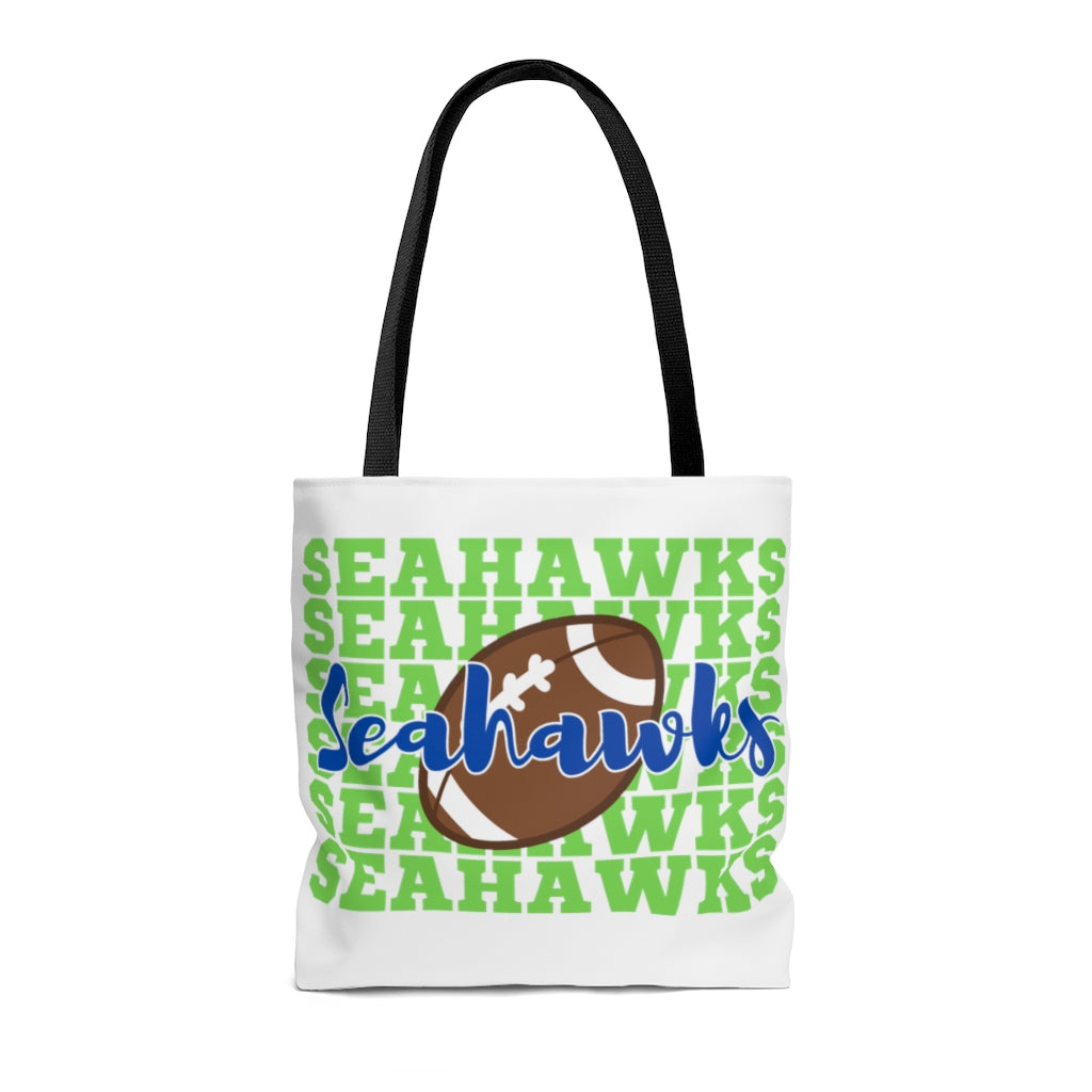 Seahawks Football Tote Bag