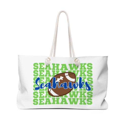 Seahawks Football Weekender Bag