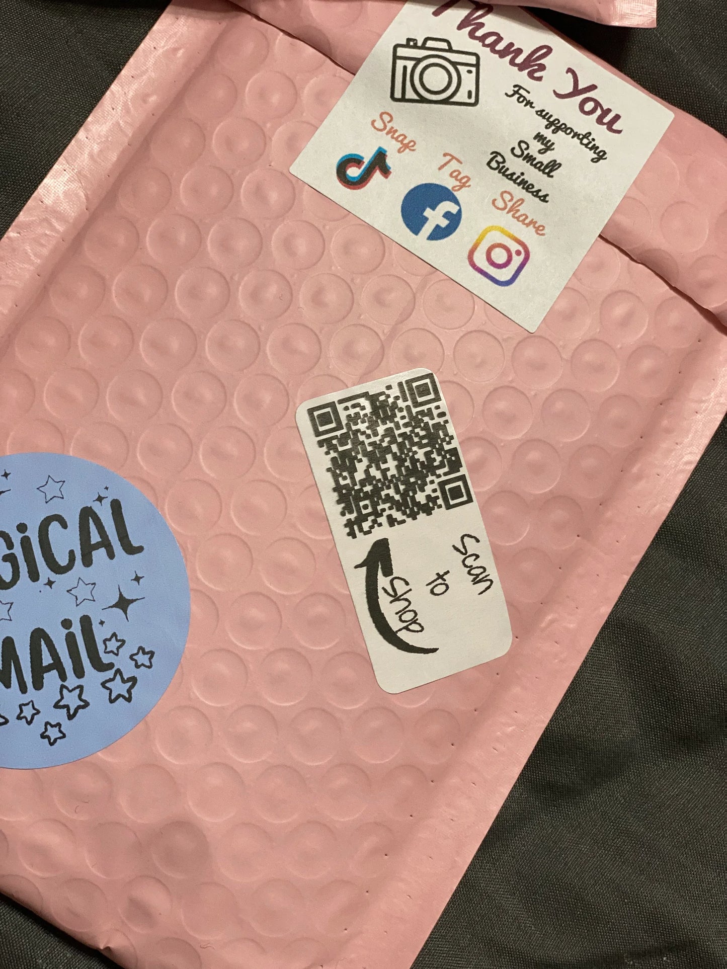 QR code Scan to Shop Stickers